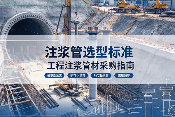 上蔡注浆管选型标准